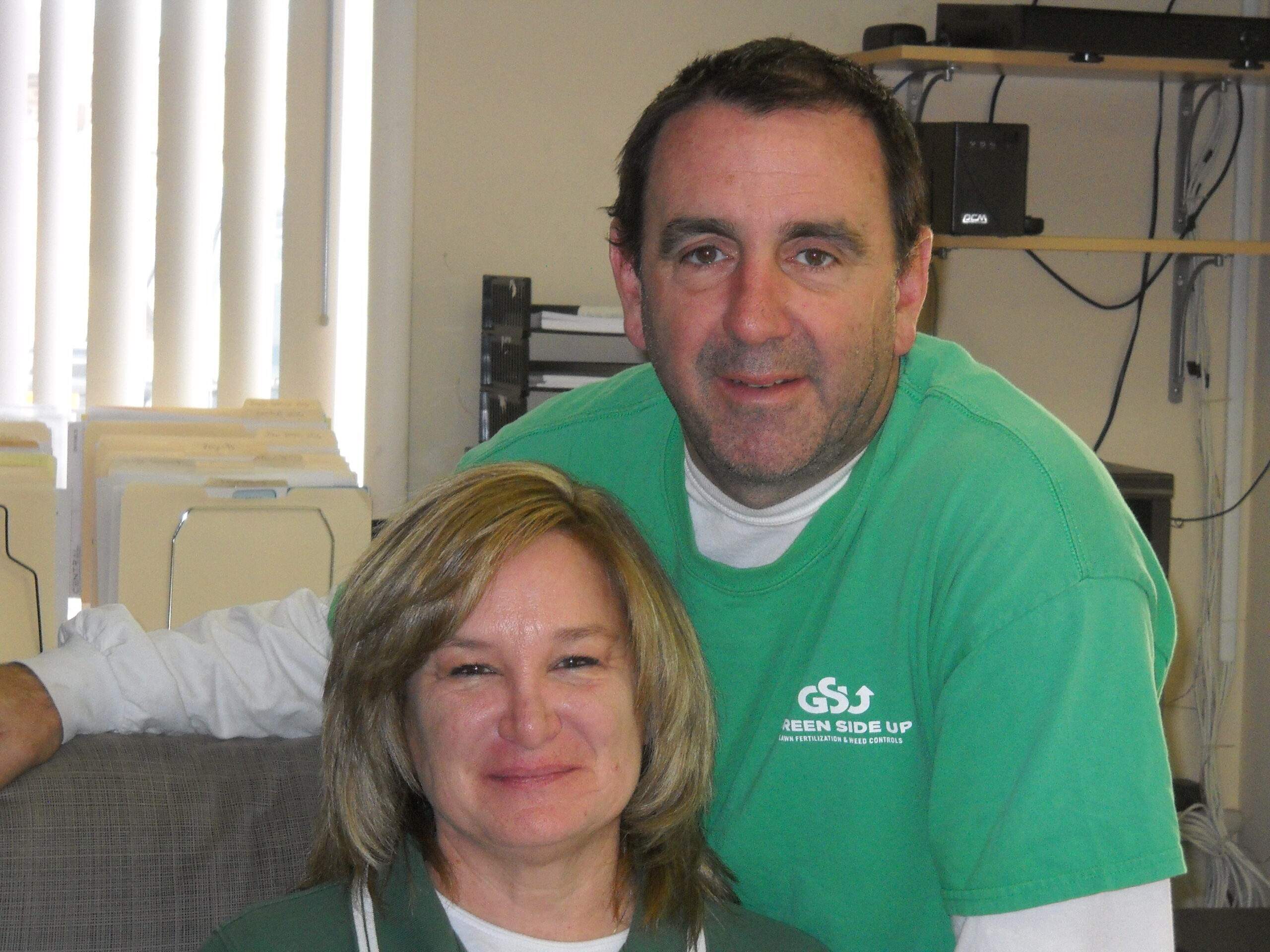 Green Side Up Owners Russell and Sherin Nardi